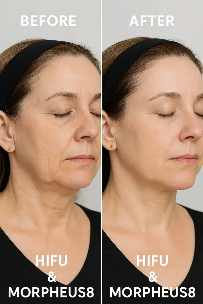 HIFU & Morpheus8 treatment results Cumbernauld - book in today!